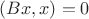 $(Bx,x)=0$