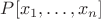 $P[x_1,\ldots, x_n]$
