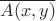 $\overline{A(x, y)}$