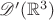 $\mathscr{D}'(\mathbb{R}^3)$