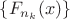 $\{F_{n_k}(x)\}$