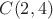 $C(2,4)$