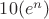 $10(e^n)$