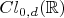 $Cl_{0,d}(\mathbb{R})$
