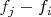 $f_j-f_i$