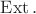$\operatorname{Ext}.$