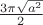 $\frac{3\pi\sqrt{{a}^{2}}}{2}$