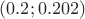 $(0.2;0.202)$