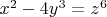 $x^2-4 y^3=z^6$