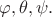 $\varphi,\theta,\psi.$