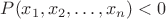 $P(x_1 ,x_2 , \ldots ,x_n ) < 0$