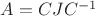 $A=CJC^{-1}$