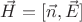 $\[\vec H = [\vec n,\vec E]\]$