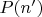 $P(n')$