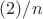 $(2\pik)/n$