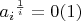 ${a_i}^{\frac1i}=0(1)$