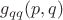 $g_{qq}(p,q)$