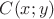 $C(x;y)$
