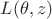 $L(\theta, z)$