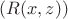 $(R(x,z))$