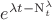 $ e^{\lambda  t - \mathrm{N}_{t}^{\lambda}$