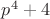 $p^4+4$