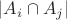 $|A_i \cap A_j|$