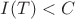 $I(T)<C$