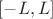$[-L,L]$