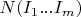 $N(I_1...I_m)$