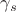 $\gamma_s$