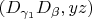 $(D_{\gamma_1} D_{\beta}, y z)$