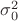 $\sigma^2_0$