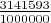 $\frac{3141593}{1000000}$
