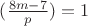 $(\frac{8m-7}{p})=1$