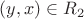 $(y,x)\in R_2$