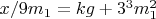 $x/9m_1=kg+3^3m_1^2$
