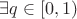 $\exists  q \in [0,1)$