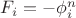 $F_i=-\phi_i^n$