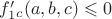 $f_1'_c(a,b,c)\leqslant0$