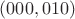 $(000,010)$