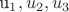 {u}_{1},{u}_{2},{u}_{3}