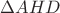 $\Delta AHD$