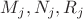 $M_j,N_j,R_j$