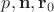 $p, \mathbf n, \mathbf r_0$
