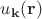 $u_{\mathbf{k}}(\mathbf{r})$