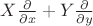 $X\frac{\partial}{\partial x}+Y\frac{\partial}{\partial y}$