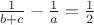 $\frac 1{b+c}-\frac 1a=\frac 12$