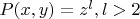 $P(x,y)=z^l,l>2$