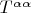 $T^{\alpha \alpha}$